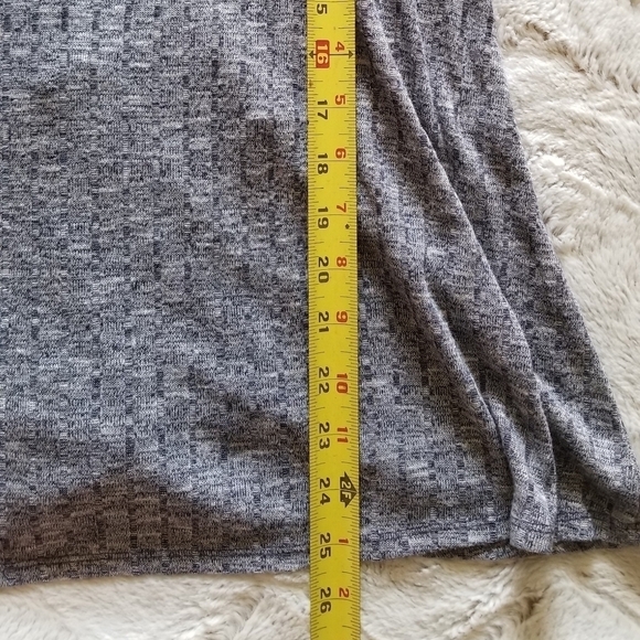 Altar'd State Blue Gray Tie Front Longsleeve Top M - Picture 5 of 7